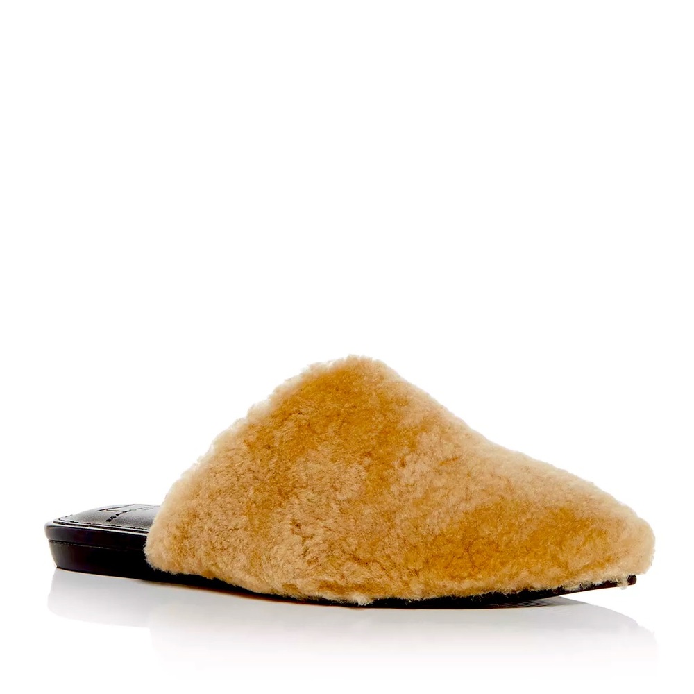Marc Fisher 6.5 Sabrinna Shearling Fur Pointed flats mules